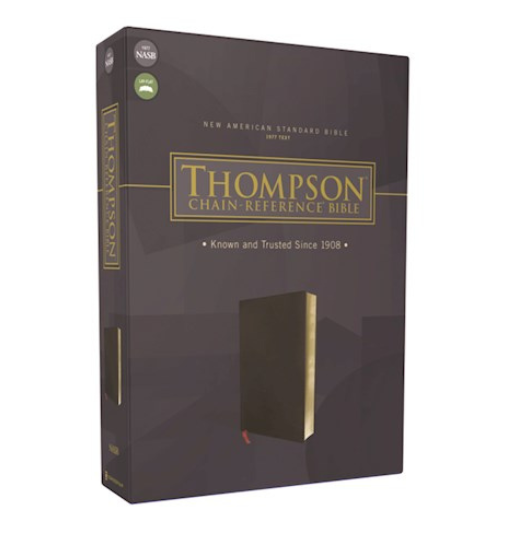 NASB 1977 Thompson Chain-Reference Bible (Black Bonded Leather)