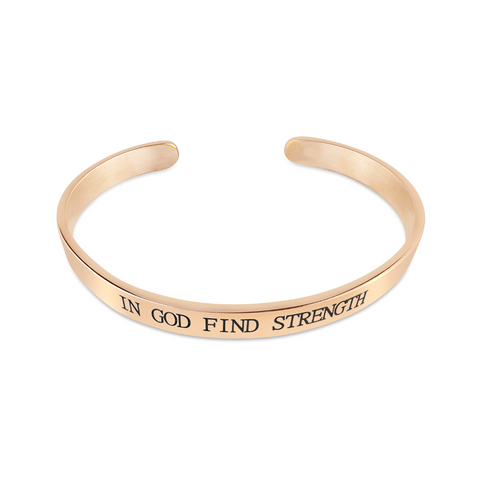 "IN GOD FIND STRENGTH" Bracelet