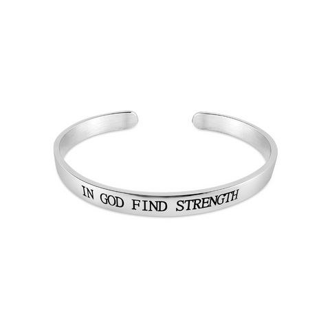 "IN GOD FIND STRENGTH" Bracelet