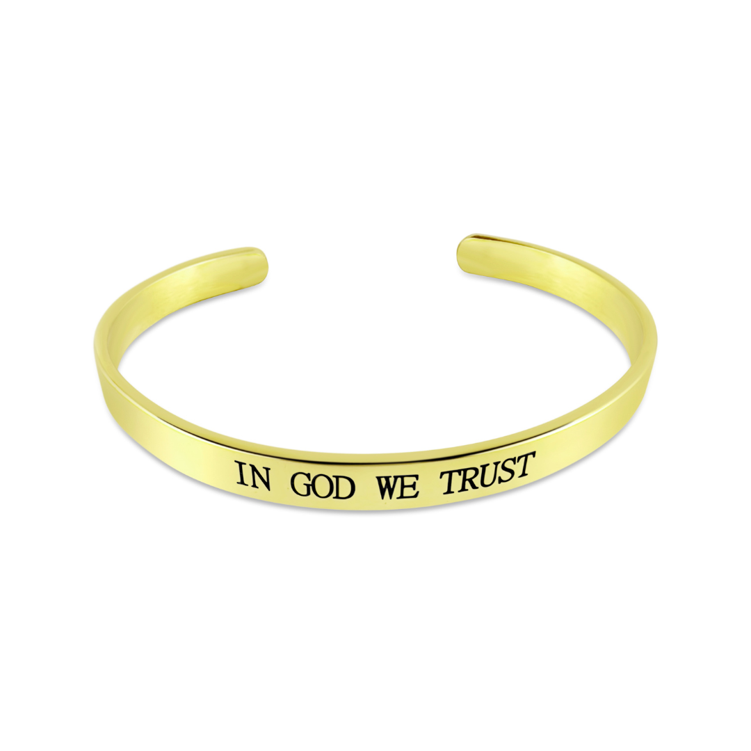 "IN GOD WE TRUST" Bracelet