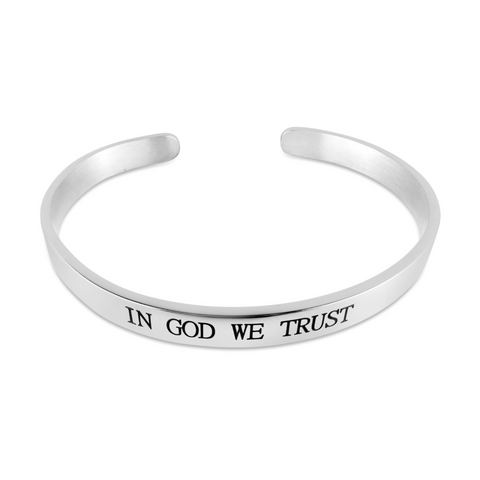 "IN GOD WE TRUST" Bracelet