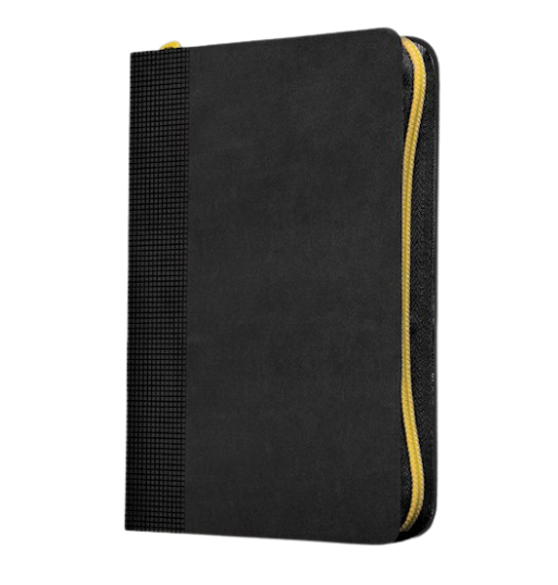 Span - NTV Large Print Zipper Edition Bible With References (Black LeatherLike)