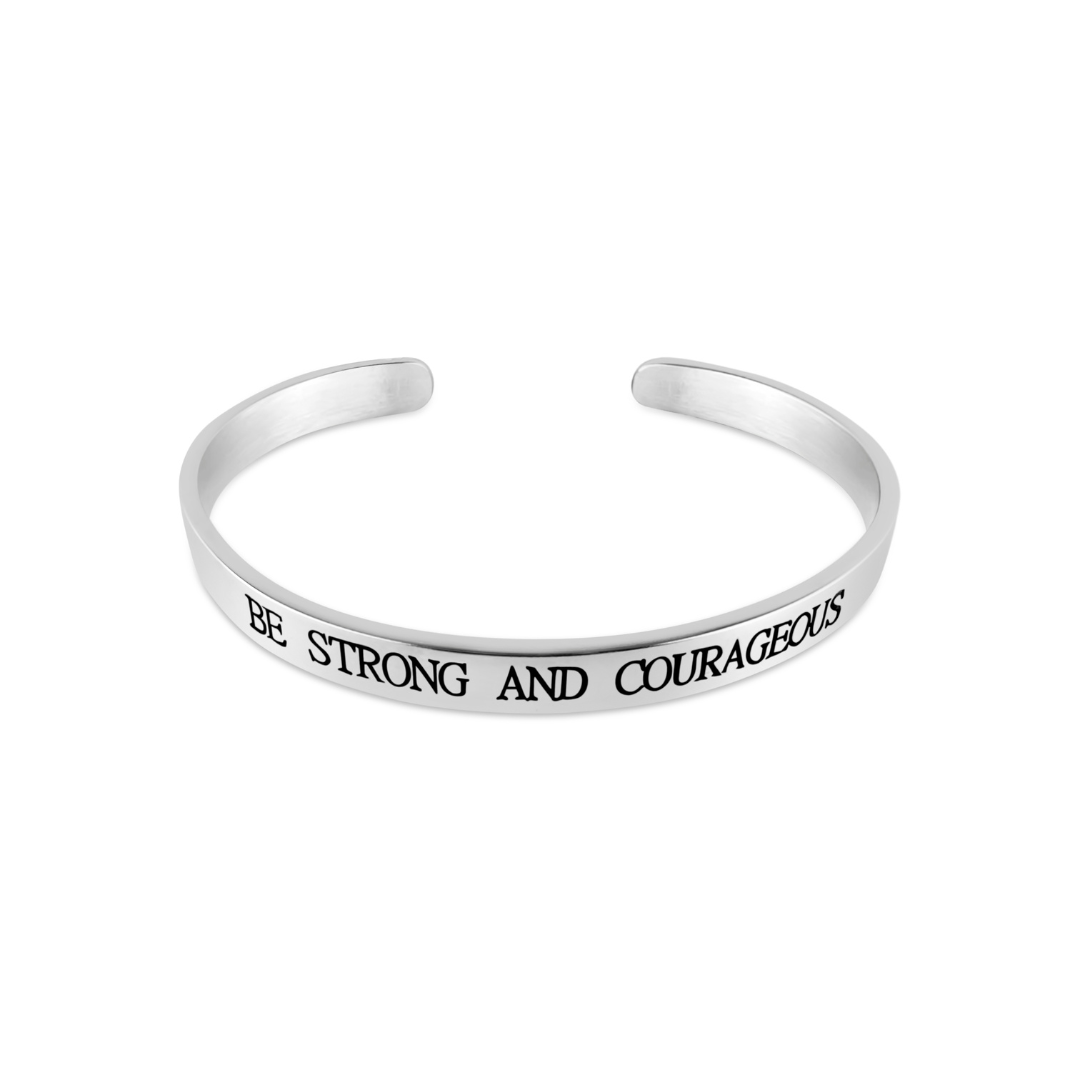 "BE STRONG AND COURAGEOUS" Bracelet