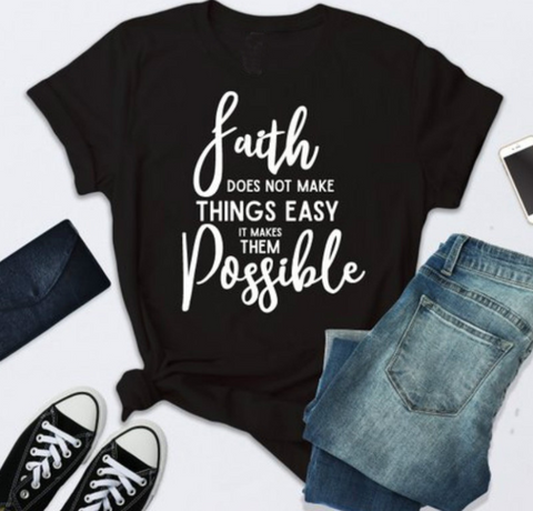 Unisex - Foreign Trade Faith T-shirt