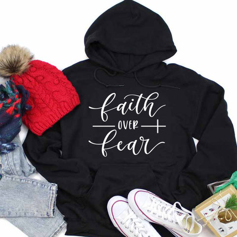 Women's - Faith Over Fear Hooded Sweatshirt