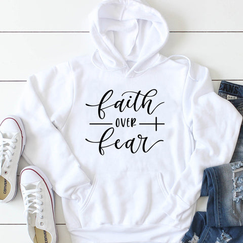 Men's - Faith Over Fear Hooded Sweatshirt