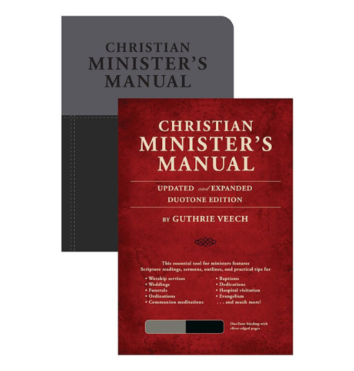 Christian Minister's Manual (Updated & Expanded)-Black/Grey DuoTone