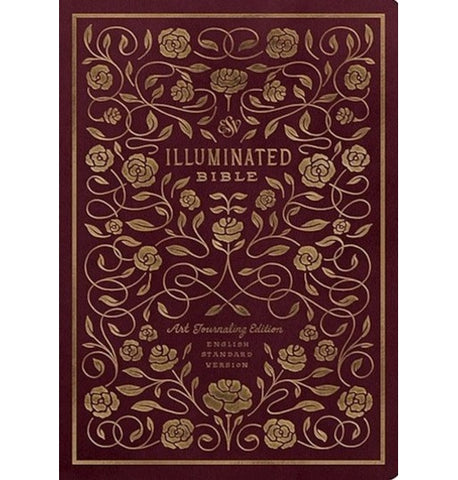 ESV Illuminated Bible - Art Journaling Edition (Burgundy TruTone)