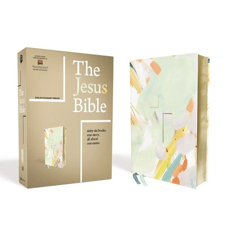 ESV The Jesus Bible (Multi-Color Teal Leathersoft)