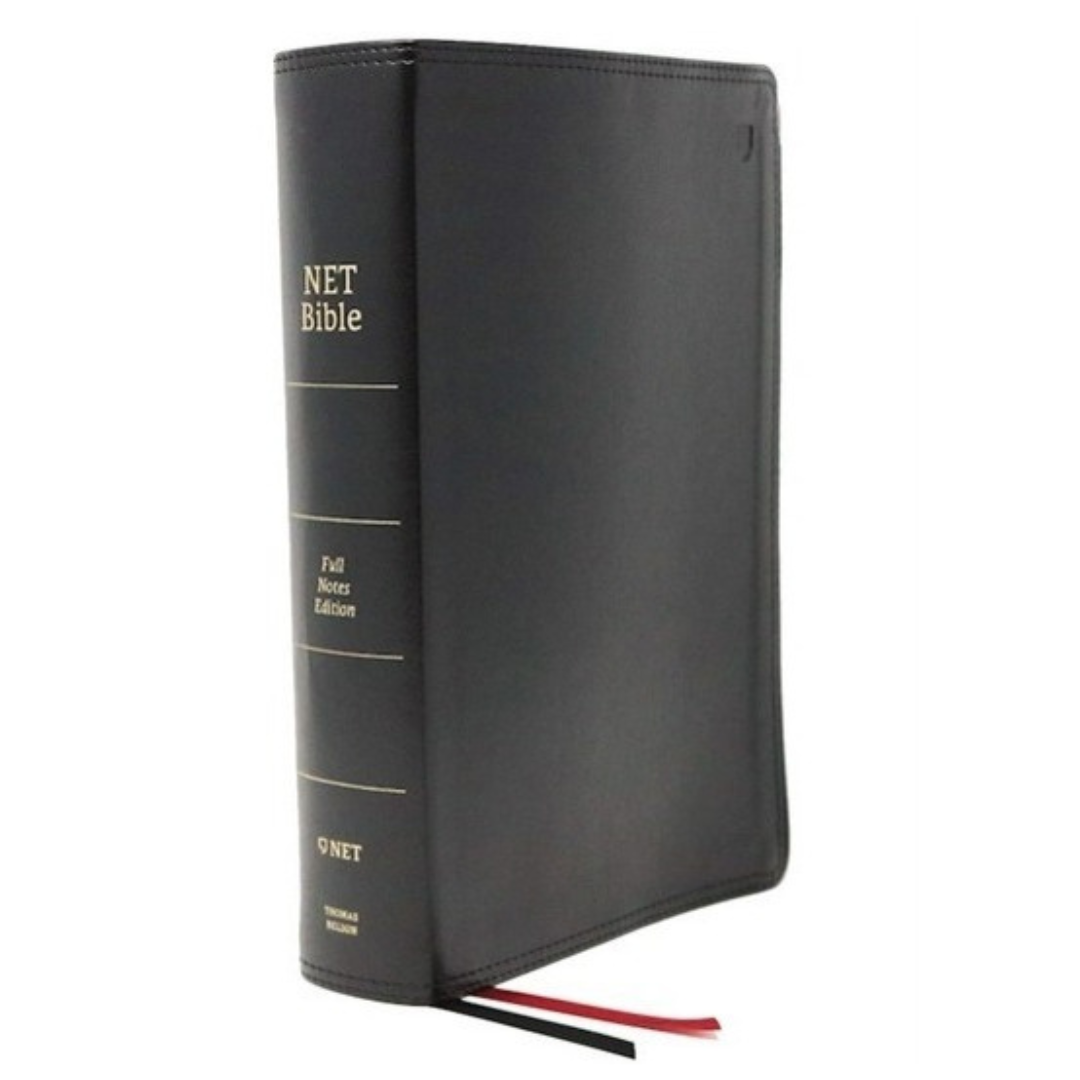 NET Bible Full-Notes Edition Comfort Print (Black Leathersoft Indexed)