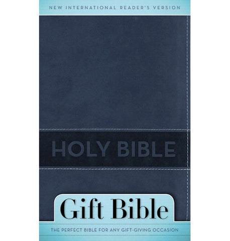 NIrV Gift Bible (Slate Blue DuoTone)