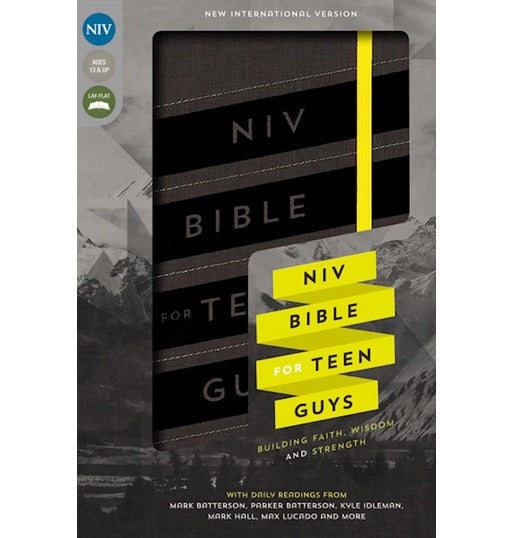 NIV Bible For Teen Guys (Charcoal Duo-Tone)
