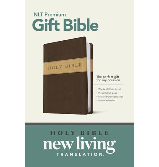 NLT Premium Gift Bible (Tan/Brown TuTone)